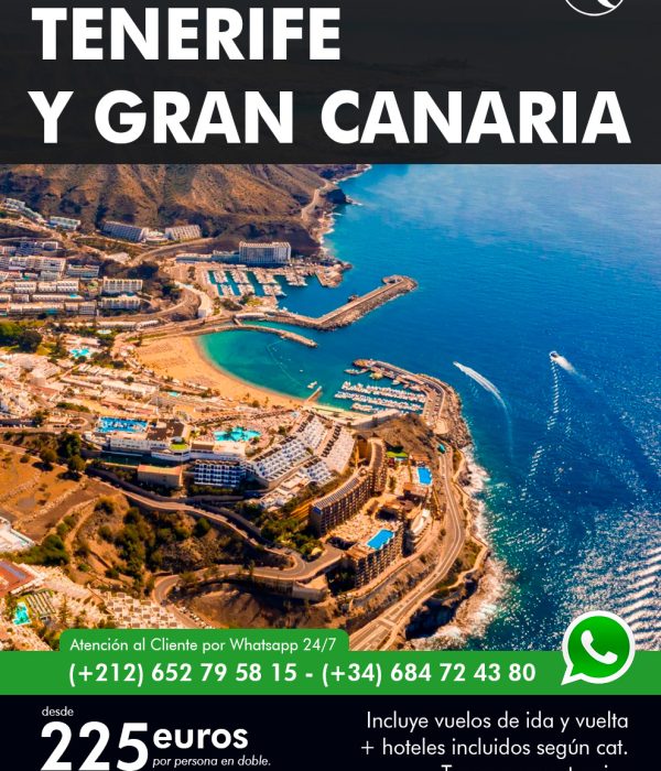 COMBINADO TENERIFE Y GRAN CANARIA VUELO MAS HOTEL MAVENTUR TRAVEL