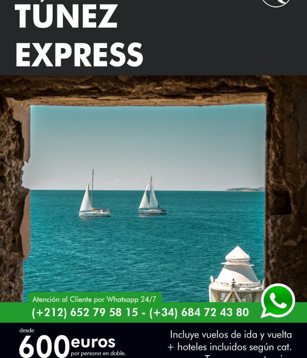 Túnez Express 5 dias Maventur Travel Vuelos incluidos Madrid