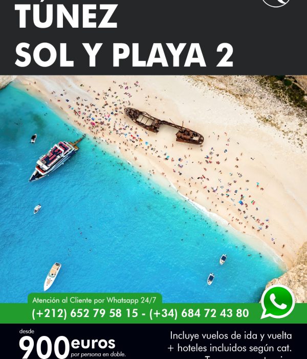 Túnez Sol y Playa 2 8 dias Maventur Travel Vuelos incluidos Madrid